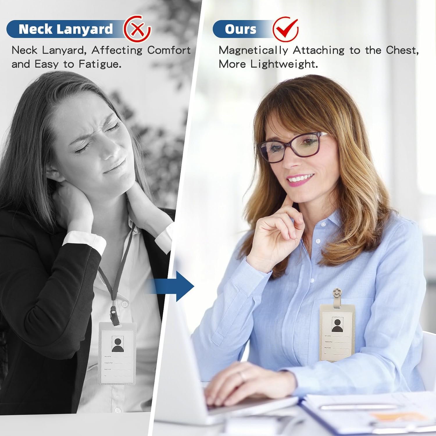 磁気テープガード・カードホルダー【横型】[塩ビ、2ポケット（指穴付き